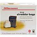 Highmark™ Shredder Bags, 1 mil, 15 Gallons, Clear, Box Of 100 1 thumbnail image