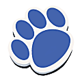 Ashley Productions Magnetic Whiteboard Erasers, 3 3/4", Blue Paw, Pack Of 6 1 thumbnail image