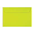 LUX Booklet 6" x 9" Envelopes, Peel & Press Closure, Wasabi, Pack Of 500