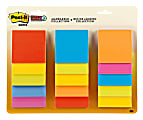 Post-it Super Sticky Notes, 3 in x 3 in, 15 Pads, 45 Sheets/Pad, 2x the Sticking Power, Playful Primaries and Energy Boost Collections