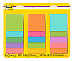 Post-it Super Sticky Notes, 3 in x 3 in, 15 Pads, 45 Sheets/Pad, 2x the Sticking Power, Playful Primaries and Energy Boost Collections