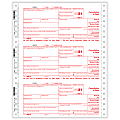 ComplyRight™ 1099-C Tax Forms, 4-Part, Copy A, State, B, C, 1-Wide, Continuous, 9" x 11", Pack Of 100 Forms 1 thumbnail image