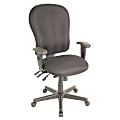 Eurotech XL 4 x 4 Fabric Task Chair, Black 1 thumbnail image