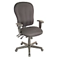 Eurotech XL 4 x 4 Fabric Task Chair, Black