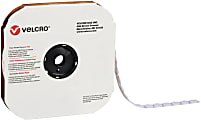 VELCRO® Brand Loop Tape, Dots, 1 7/8", White, Case Of 450 1 thumbnail image
