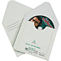 Partners Brand Fiberboard CD Mailers, 5 1/8" x 5", White, Case Of 100