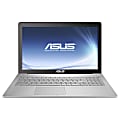 Asus N550JK-DS71T 15.6" Touchscreen LCD Notebook - Intel Core i7 (4th Gen) i7-4700HQ Quad-core (4 Core) 2.40 GHz - 8 GB DDR3L SDRAM - 1 TB HDD - Windows 8.1 64-bit - 1920 x 1080 - In-plane Switching (IPS) Technology - Dark Gray