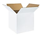 B O X Packaging White RSC Corrugated Boxes, 18" x 18" x 18", Oyster White, Pack Of 20 1 thumbnail image