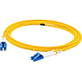 AddOn 1m ALC (Male) to ALC (Male) Yellow OS2 Duplex Fiber OFNR (Riser-Rated) Patch Cable - 100% compatible and guaranteed to work