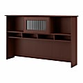 Bush Furniture Cabot 60" Hutch, Harvest Cherry, Standard Delivery