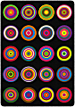 Flagship Carpets Color Rings Rug, Rectangle, 6' x 8' 4", Black