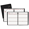 AT-A-GLANCE® Weekly/Monthly Appointment Book, 6 7/8" x 8 3/4", 30% Recycled, Black, January to December 2018 (7065005-18)