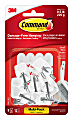 Command Small Wire Toggle Hooks, 9 Hooks, 12 White Adhesive Strips, Damage Free Hanging Picture Hangers, No Tools Wall Hanging Strips  - 17067VP 1 thumbnail image
