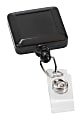 Bonitas Insigneea Badge Reel, Square, Black, 25/pk 1 thumbnail image
