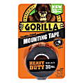 Gorilla Glue™ Heavy-Duty Double-Sided Mounting Tape, 1" x 1.67 yd., Black