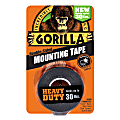 Gorilla Glue™ Heavy-Duty Double-Sided Mounting Tape, 1" x 1.67 yd., Black 1 thumbnail image