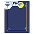 Geographics® 30% Recycled Document Covers, 9 3/4" x 12 1/2", Navy Blue, Pack Of 6 1 thumbnail image
