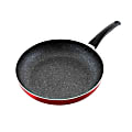 Oster Merrion Aluminum Frying Pan, 12", Red