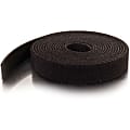 C2G 25ft Hook-and-Loop Cable Wrap - Cable Wrap - Black 1 thumbnail image