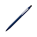 Cross® Click Ballpoint Pen, Medium Point, 0.7 mm, Blue Barrel, Black Ink