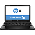 HP Pavilion TouchSmart 15-r100 15-r150nr 15.6" Touchscreen LCD Notebook - Intel Core i3 (4th Gen) i3-4005U Dual-core (2 Core) 1.70 GHz - 4 GB - 750 GB HDD - Windows 8.1 - 1366 x 768 - Sparkling Black