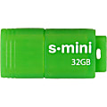 Patriot Memory 32GB Supersonic Mini USB Flash Drive - 32 GB - USB 3.0 - Green - 2 Year Warranty