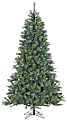 Fraser Hill Farm Canyon Pine Artificial Christmas Tree, 7 1/2', 500 LED Multi Color Lights, Green/Black 1 thumbnail image