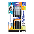 Pilot® FriXion Ball Erasable Gel Color Stix Pens, Fine Point, 0.7 mm, Black Ink, Pack Of 5