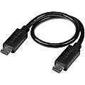 StarTech.com 8in USB OTG Cable - Micro USB to Micro USB - M/M - USB OTG Adapter - 8 inch 1 thumbnail image
