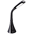 OttLite® Wellness Series® Swerve LED Desk Lamp, black