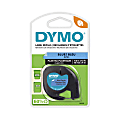 DYMO® LetraTag 91335 Black-On-Blue Labeling Tape, 0.5" x 13' 1 thumbnail image