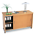 OFM Sliding Door Credenza, Maple 1 thumbnail image