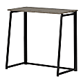 South Shore Evane 32"W Industrial Folding Computer Desk, Oak Camel 1 thumbnail image