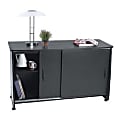 OFM Sliding Door Credenza, Graphite 1 thumbnail image