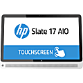 HP Slate 17-l000 17-l010 Tablet - 17.3" - 2 GB DDR3L SDRAM - Intel Celeron N2807 Dual-core (2 Core) 1.58 GHz - 32 GB - Android 4.4.2 KitKat - 1920 x 1080 - In-plane Switching (IPS) Technology - Snow White 1 thumbnail image