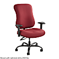 Safco® Optimus Big & Tall High-Back Chair, Burgundy/Black