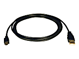 Eaton Tripp Lite Series USB 2.0 A to Mini-B Cable (A to 5Pin Mini-B M/M), 6 ft. (1.83 m) - USB cable - USB (M) to mini-USB Type B (M) - USB 2.0 - 6 ft - molded - black