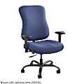 Safco® Optimus Big & Tall High-Back Chair, Blue/Black