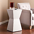 Southern Enterprises Warrington Accent Table, Square, White 1 thumbnail image