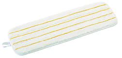 3M Easy Shine Applicator Pads, 18”, White/Yellow Stripes, Case Of 10 Pads 1 thumbnail image
