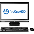 HP ProOne 600 G1 All-In-One PC, 21.5" Screen, Intel® Core™ i3, 4GB Memory, 500GB Hard Drive, Windows® 7