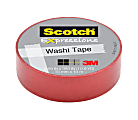 Scotch® Expressions Tape, 1" Core, 0.59" x 393", Red 1 thumbnail image