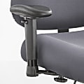 Safco® Optimus Chair Arm Kit, Black, Set Of 2