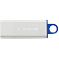 Kingston 32GB DataTraveler G4 USB 3.0 Flash Drive - 32 GB - USB 3.0 - Red, White - 1 Each