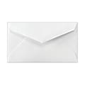 LUX Mini Envelopes, 2 1/8" x 3 5/8", Gummed Seal, Bright White, Pack Of 50