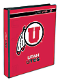 Markings by C.R. Gibson® Round-Ring Binder, 1" Rings, Utah Utes