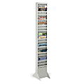 Safco® 23-Pocket Steel Magazine Rack, Without Base, Gray 1 thumbnail image