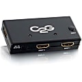 C2G 2-Port HDMI Switch - Auto Switch - Video/audio switch - 2 x HDMI - desktop