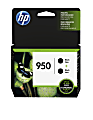 HP 950 Black Ink Cartridges, Pack Of 2, L0S28AN 1 thumbnail image