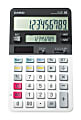 Casio JV220 Desktop Calculator - Large Display - 12 Digits - Battery/Solar Powered - White - 1 Each